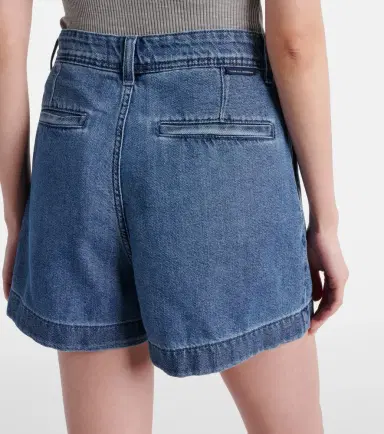 7 For All Mankind Hilo pleated denim shorts | Thumbnail 5