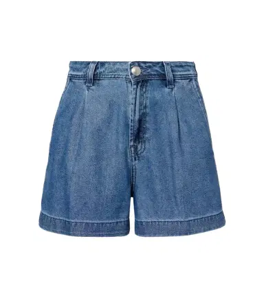 7 For All Mankind Hilo pleated denim shorts | Thumbnail 1