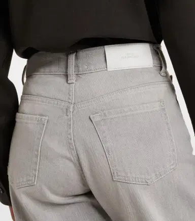 7 For All Mankind Tess mid-rise straight jeans | Thumbnail 4