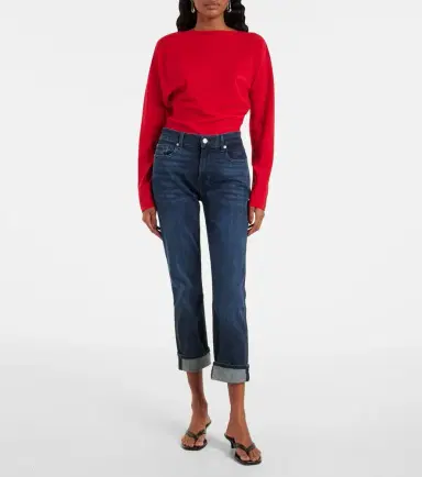 7 For All Mankind Relaxed Skinny cropped skinny jeans | Thumbnail 4 7 For All Mankind Relaxed Skinny cropped skinny jeans | Thumbnail 4