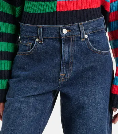 7 For All Mankind Tess high-rise straight jeans | Thumbnail 3
