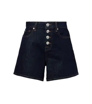 7 For All Mankind Kori high-rise denim shorts | Thumbnail 1