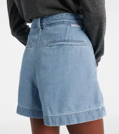 7 For All Mankind Hana pleated denim shorts | Thumbnail 4