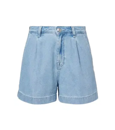 7 For All Mankind Hana pleated denim shorts | Thumbnail 1