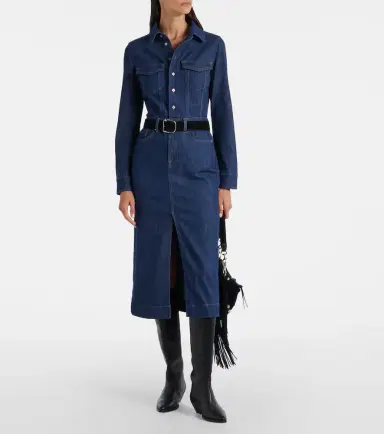 7 For All Mankind Denim shirt dress | Thumbnail 2