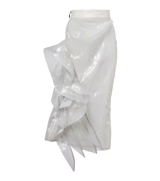 Maticevski Hymn ruffled sequined midi skirt