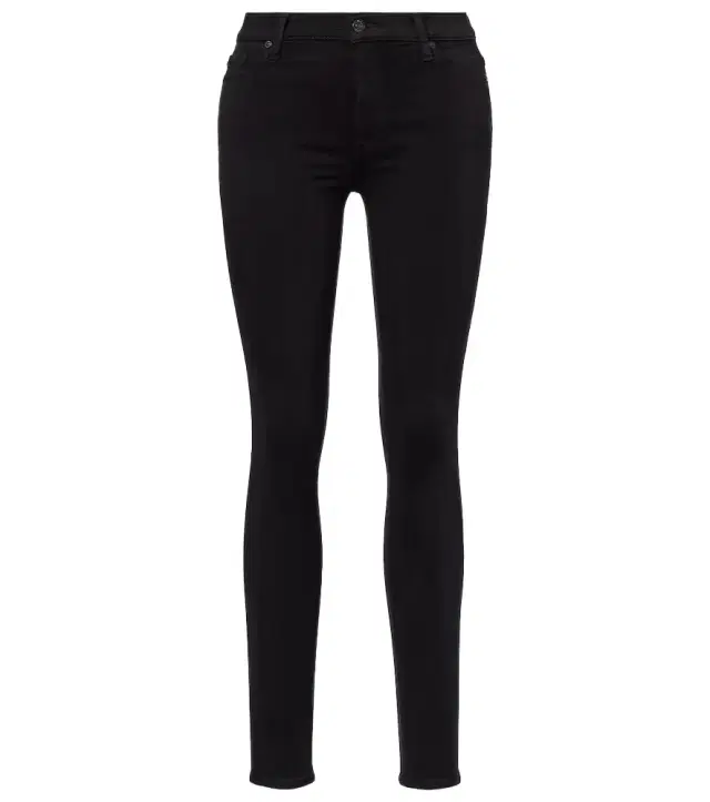 Mid-rise skinny jeans