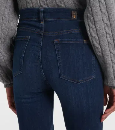7 For All Mankind Aubrey high-rise cropped skinny jeans | Thumbnail 5 7 For All Mankind Aubrey high-rise cropped skinny jeans | Thumbnail 5