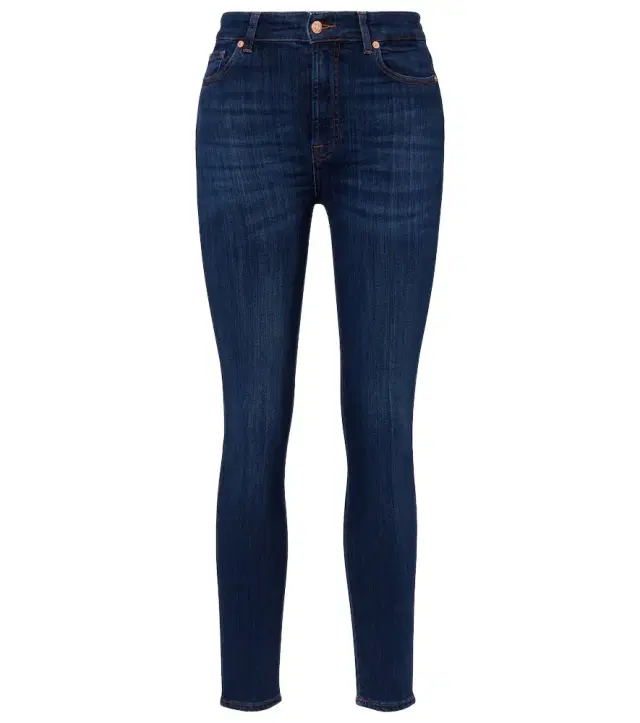 Aubrey high-rise cropped skinny jeans