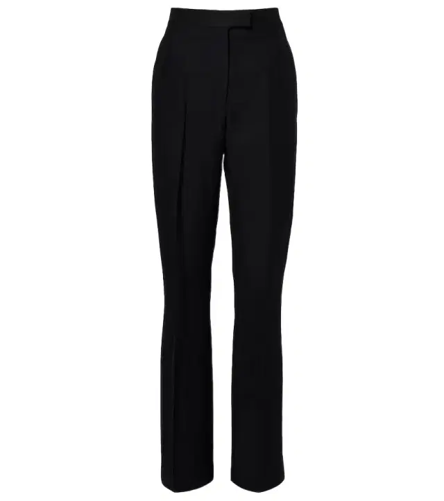 Ferragamo High-rise faille straight pants