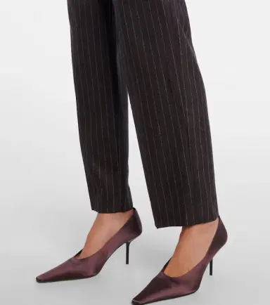 Blaze Milano Blazé Milano Fox wool and cashmere straight pants | Thumbnail 5