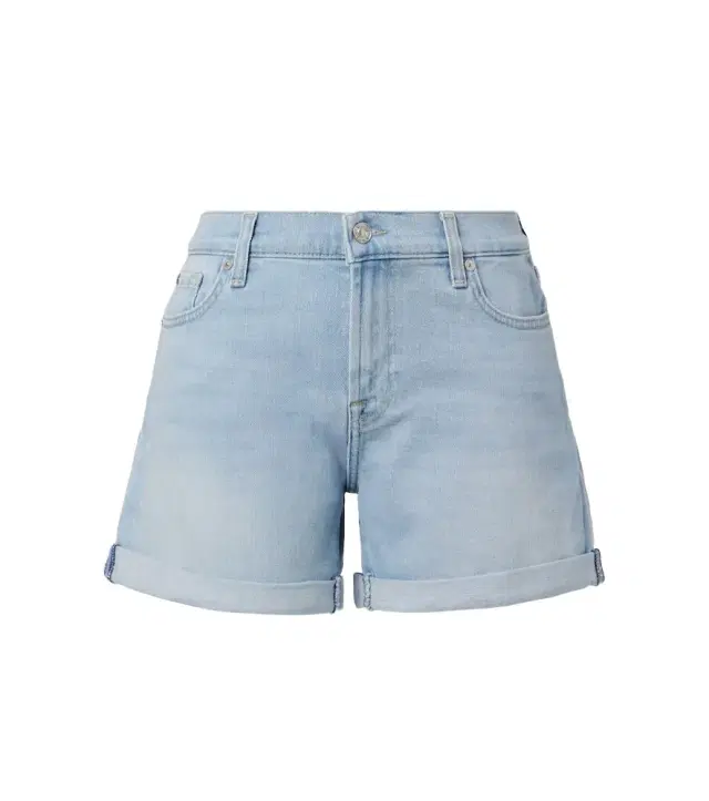 7 For All Mankind Mid-rise denim shorts