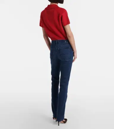 7 For All Mankind Kimmie mid-rise straight jeans | Thumbnail 3