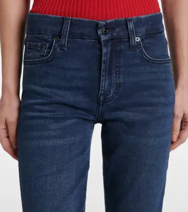 7 For All Mankind Kimmie mid-rise straight jeans | Thumbnail 4