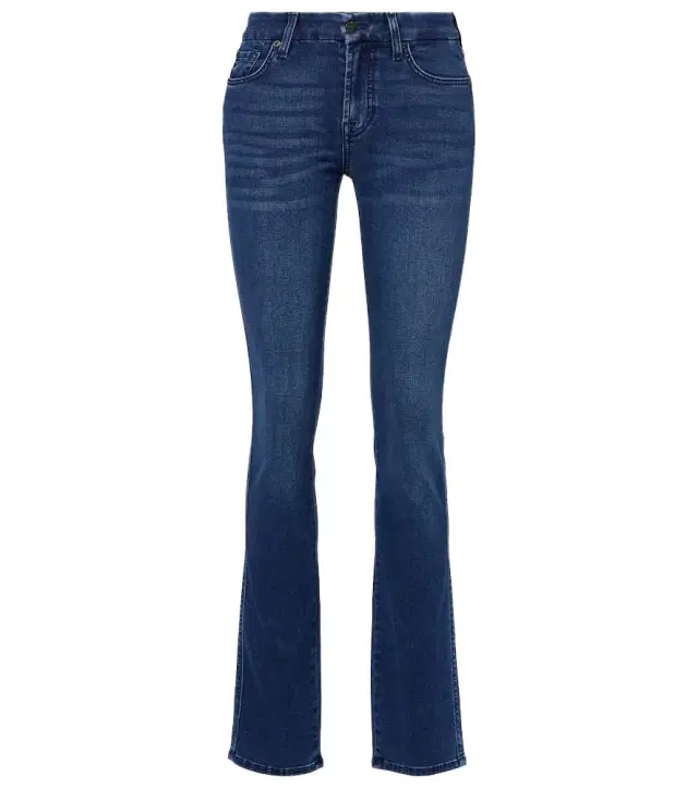 7 For All Mankind Kimmie mid-rise straight jeans