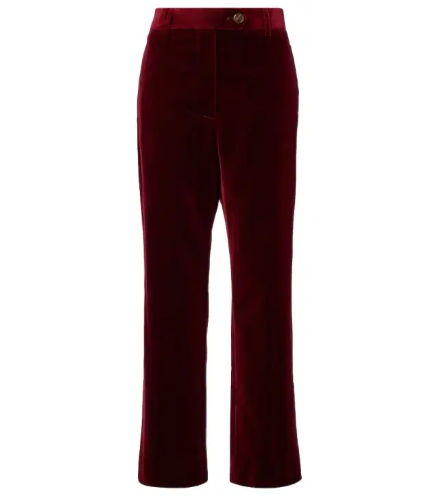Blaze Milano Blazé Milano Nana cotton velvet straight pants
