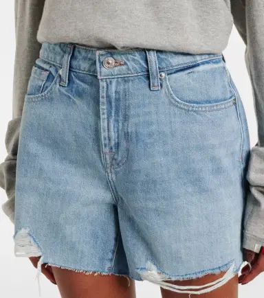7 For All Mankind Monroe distressed denim shorts | Thumbnail 3 7 For All Mankind Monroe distressed denim shorts | Thumbnail 3