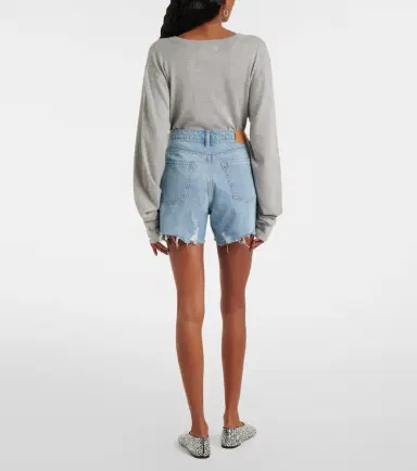7 For All Mankind Monroe distressed denim shorts | Thumbnail 5 7 For All Mankind Monroe distressed denim shorts | Thumbnail 5