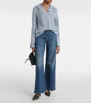 7 For All Mankind Lotta high-rise wide-leg jeans | Thumbnail 2