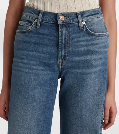 7 For All Mankind Lotta high-rise wide-leg jeans | Thumbnail 4