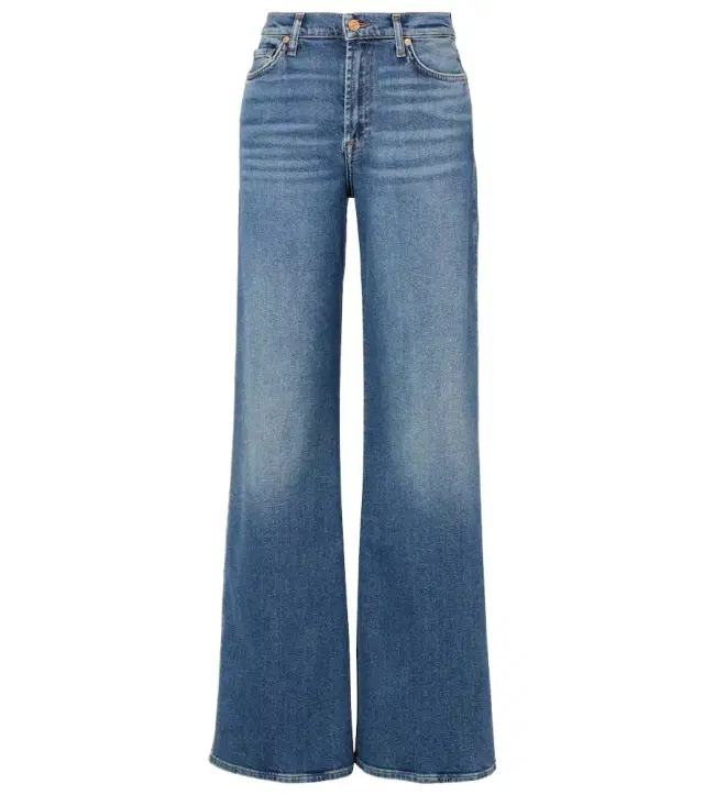 7 For All Mankind Lotta high-rise wide-leg jeans