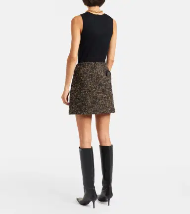 Blaze Milano Blazé Milano Coci wool-blend tweed miniskirt | Thumbnail 3