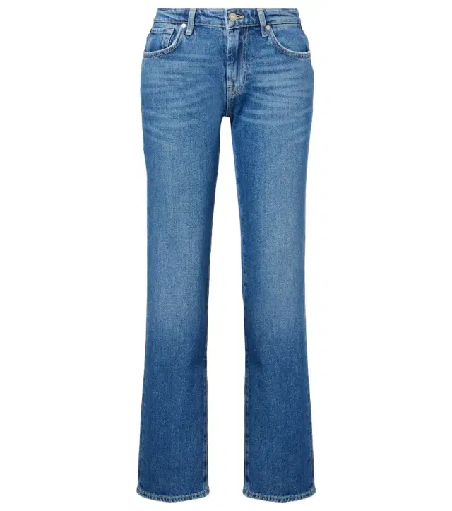 Calie mid-rise straight jeans