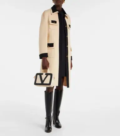 Valentino Belted wool and cashmere coat | Thumbnail 2