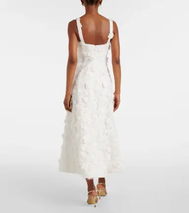 Leo Lin Odette floral-appliqué lace cocktail dress | Thumbnail 5