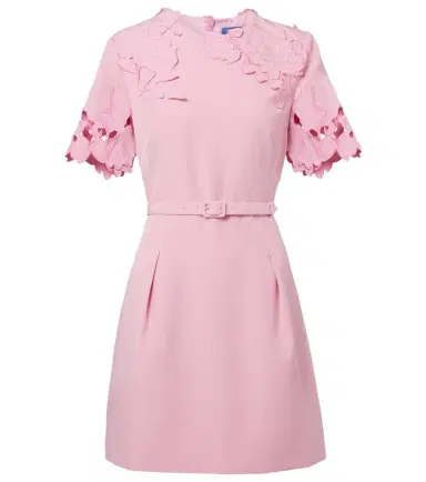 Leo Lin Aurelie floral-appliqué minidress | Thumbnail 1