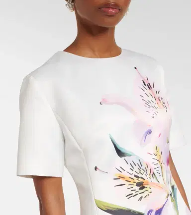 Leo Lin Caroline floral midi dress | Thumbnail 3