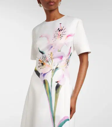 Leo Lin Caroline floral midi dress | Thumbnail 4