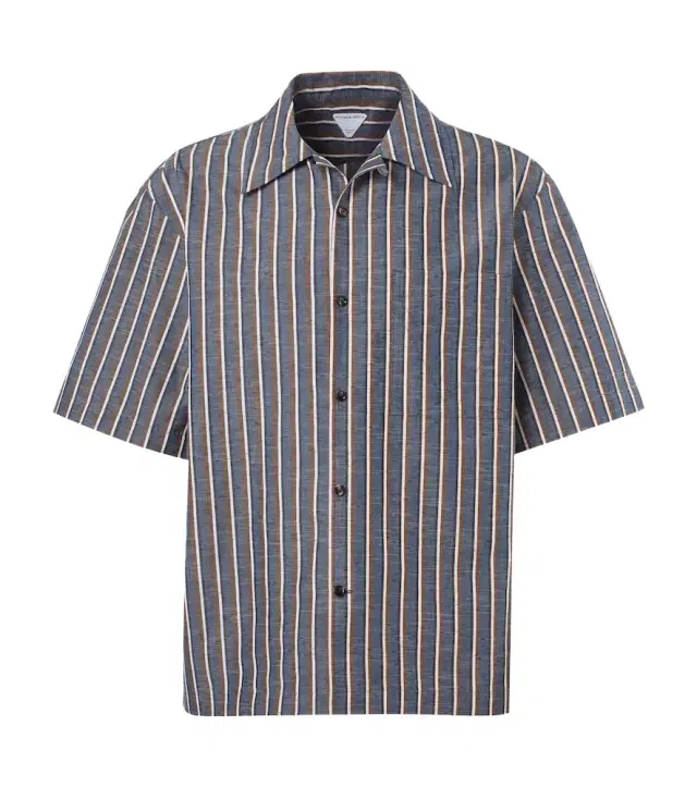 Bottega Veneta Striped bowling shirt