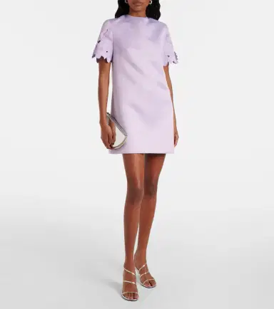 Leo Lin Aurie floral-appliqué minidress | Thumbnail 2