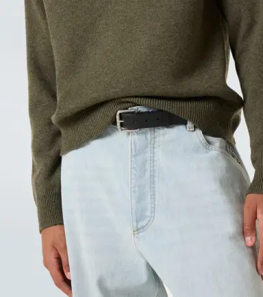 Bottega Veneta Intrecciato Stamp 35mm leather belt | Thumbnail 4