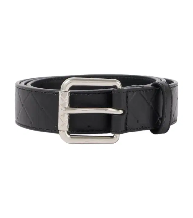Bottega Veneta Intrecciato Stamp 35mm leather belt