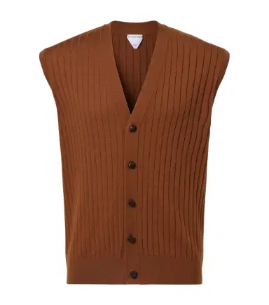 Bottega Veneta Ribbed-knit wool sweater vest | Thumbnail 1