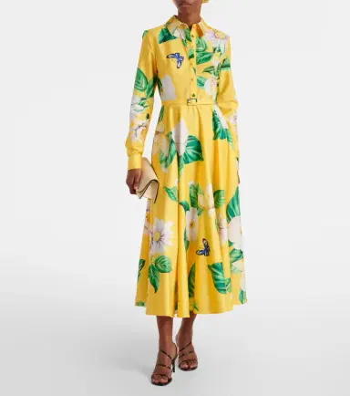 Leo Lin Zara floral cotton shirt dress | Thumbnail 2