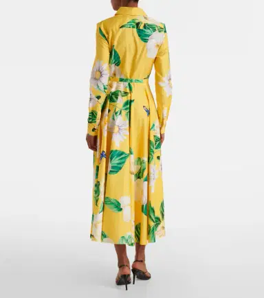 Leo Lin Zara floral cotton shirt dress | Thumbnail 3