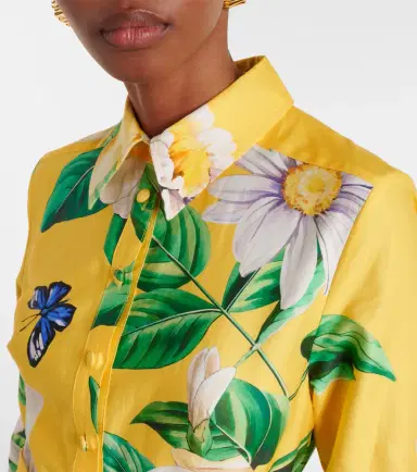 Leo Lin Zara floral cotton shirt dress | Thumbnail 4
