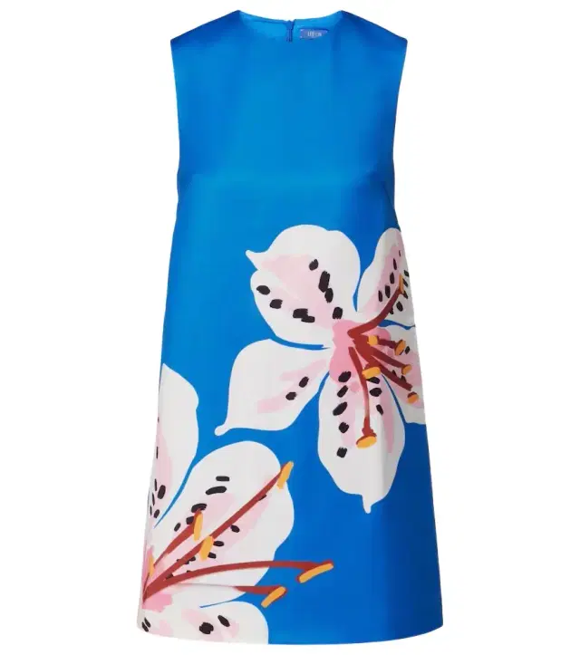 Yvonne floral satin minidress