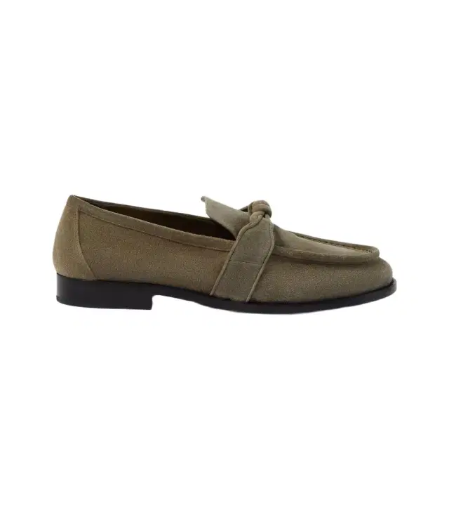 Astaire Knot suede loafers
