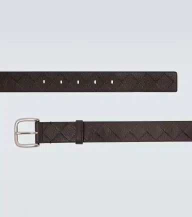 Bottega Veneta Intrecciato leather belt | Thumbnail 2