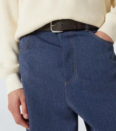 Bottega Veneta Intrecciato leather belt | Thumbnail 3