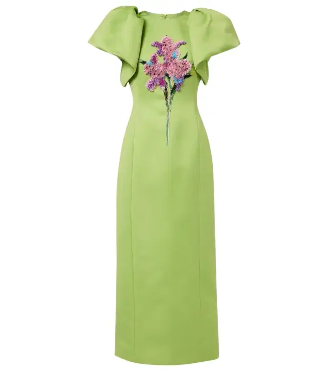Lucinda sequined crêpe satin cocktail dress