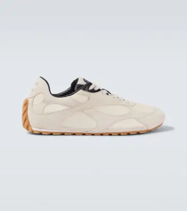 Bottega Veneta Orbit Flash suede-trimmed sneakers | Thumbnail 4 Bottega Veneta Orbit Flash suede-trimmed sneakers | Thumbnail 4