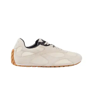 Bottega Veneta Orbit Flash suede-trimmed sneakers | Thumbnail 1 Bottega Veneta Orbit Flash suede-trimmed sneakers | Thumbnail 1
