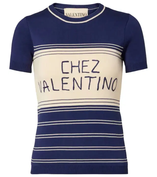 Valentino Chez  cotton T-shirt