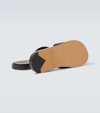 Bottega Veneta Elio Intrecciato leather slides | Thumbnail 2 Bottega Veneta Elio Intrecciato leather slides | Thumbnail 2