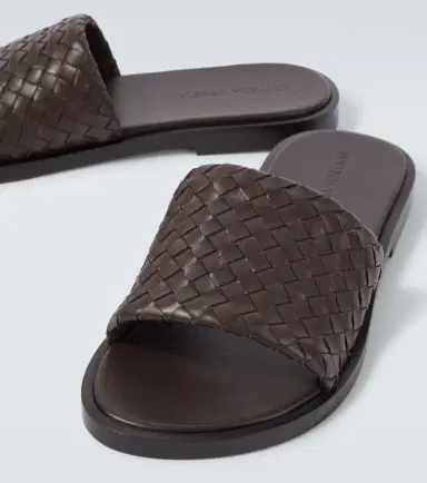 Bottega Veneta Elio Intrecciato leather slides | Thumbnail 6 Bottega Veneta Elio Intrecciato leather slides | Thumbnail 6